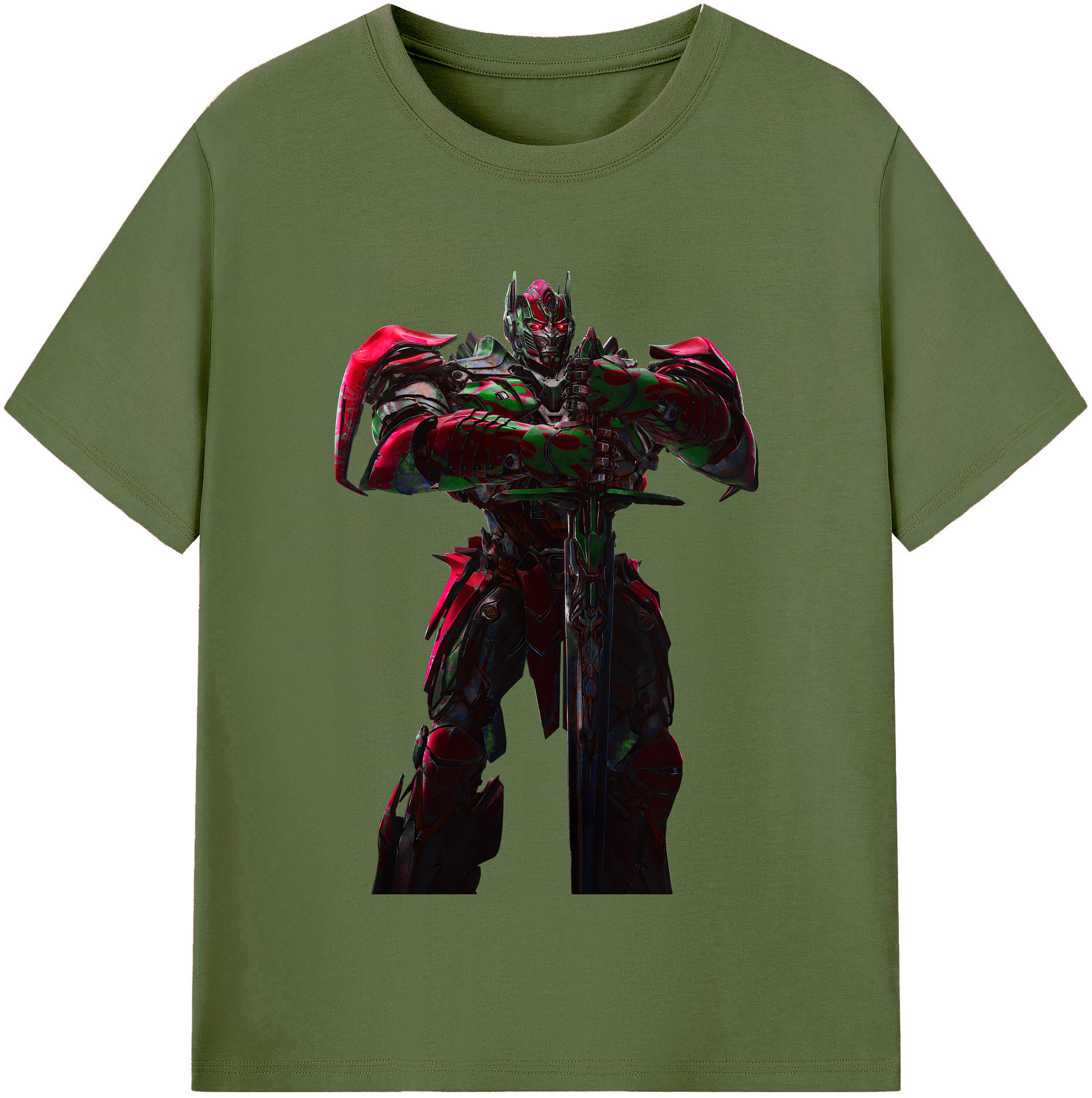 （画像用） Transformers トランスフォーマー 綿100％半袖Tシャツ（フロントプリント）